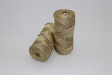 Cargar imagen en el visor de la galería, Cuerda Metalizada Gold, Peinada de 3 mm
