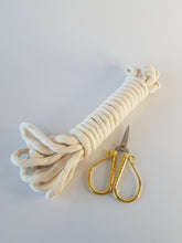 Cargar imagen en el visor de la galería, Algodón Peinado Natural Premium 9 mm Macramé