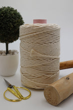 Cargar imagen en el visor de la galería, Algodón Peinado Natural Premium 5 mm Macramé