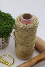 Cargar imagen en el visor de la galería, Cuerda Metalizada Torcida de 3 mm