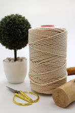 Cargar imagen en el visor de la galería, Algodón Torcido Natural Premium 4 mm Macramé