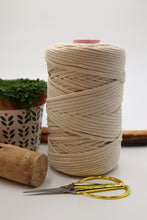 Cargar imagen en el visor de la galería, Algodón Natural Cordón Trenzado Premium 5 mm