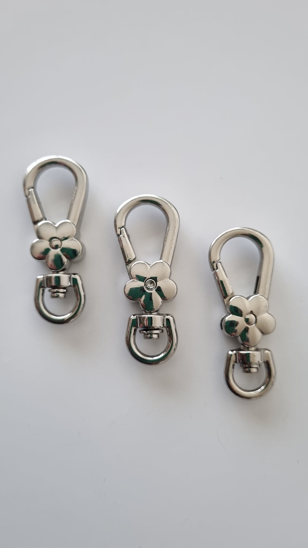 Mosquetones y Argollas metálicas, Accesorios para llaveros