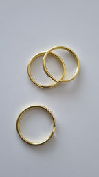 Mosquetones y Argollas metálicas, Accesorios para llaveros