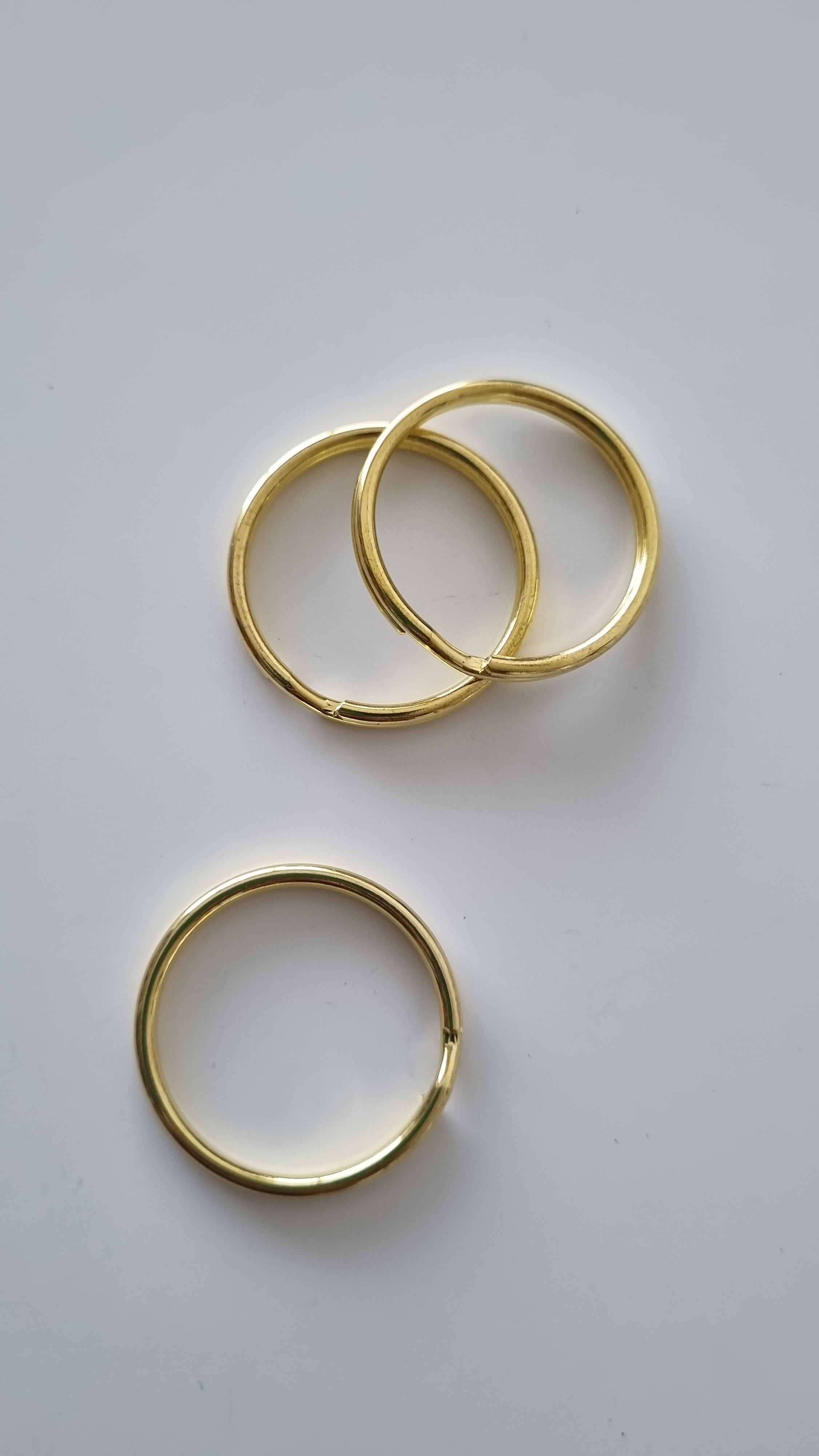 Mosquetones y Argollas metálicas, Accesorios para llaveros