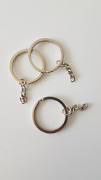 Mosquetones y Argollas metálicas, Accesorios para llaveros