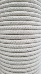 Algodón Trenzado Natural Premium 7mm con alma Macramé 200grs.