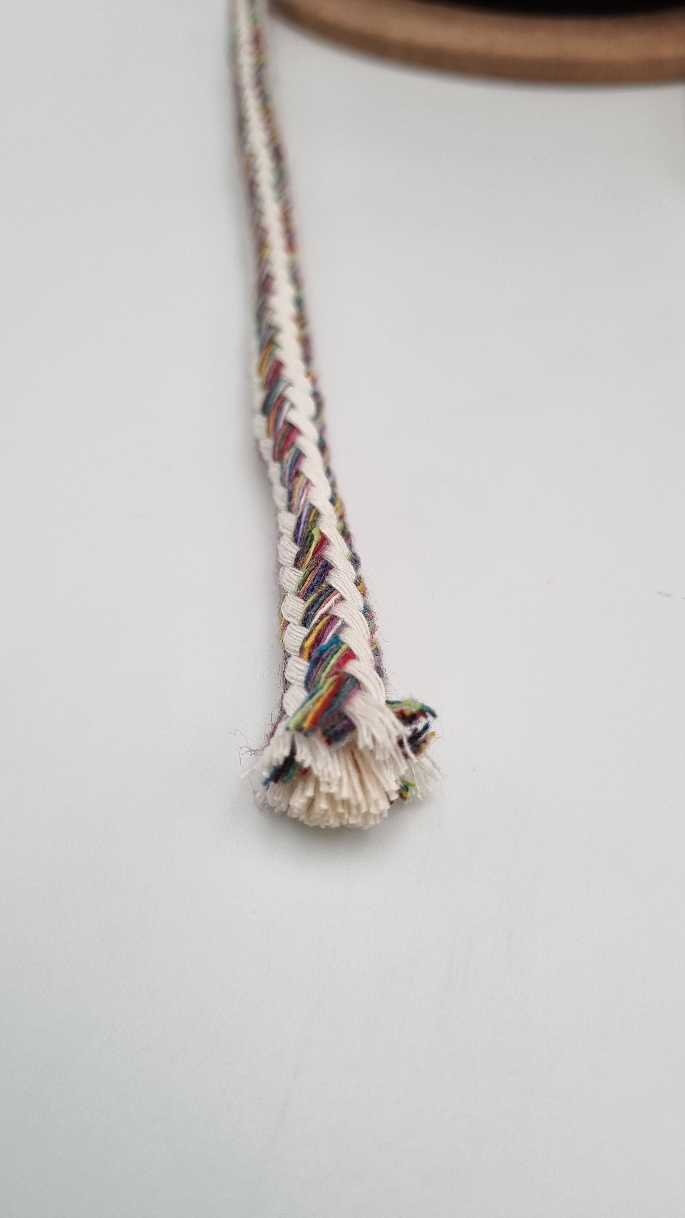 Algodón Trenzado Arcoiris con alma de 7 mm