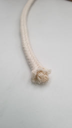 Algodón Trenzado Natural Premium 7mm con alma Macramé 200grs.