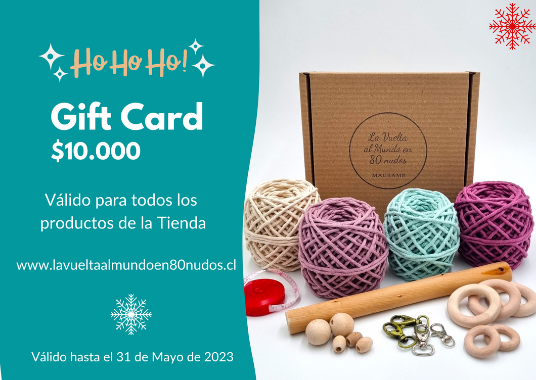 Tarjeta de Regalo La Vuelta al Mundo en 80 Nudos