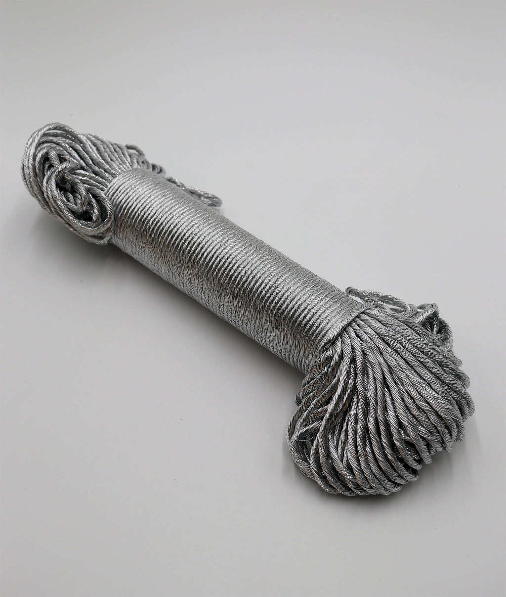 Cuerda Metalizada Peinada, Silver 5 mm