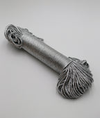 Cuerda Metalizada Peinada, Silver 5 mm