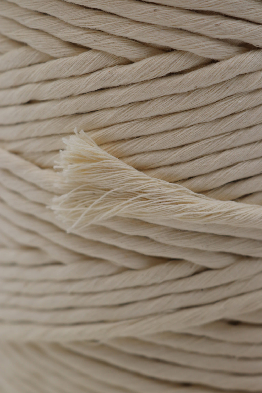 Algodón Peinado Natural Premium 5 mm Macramé