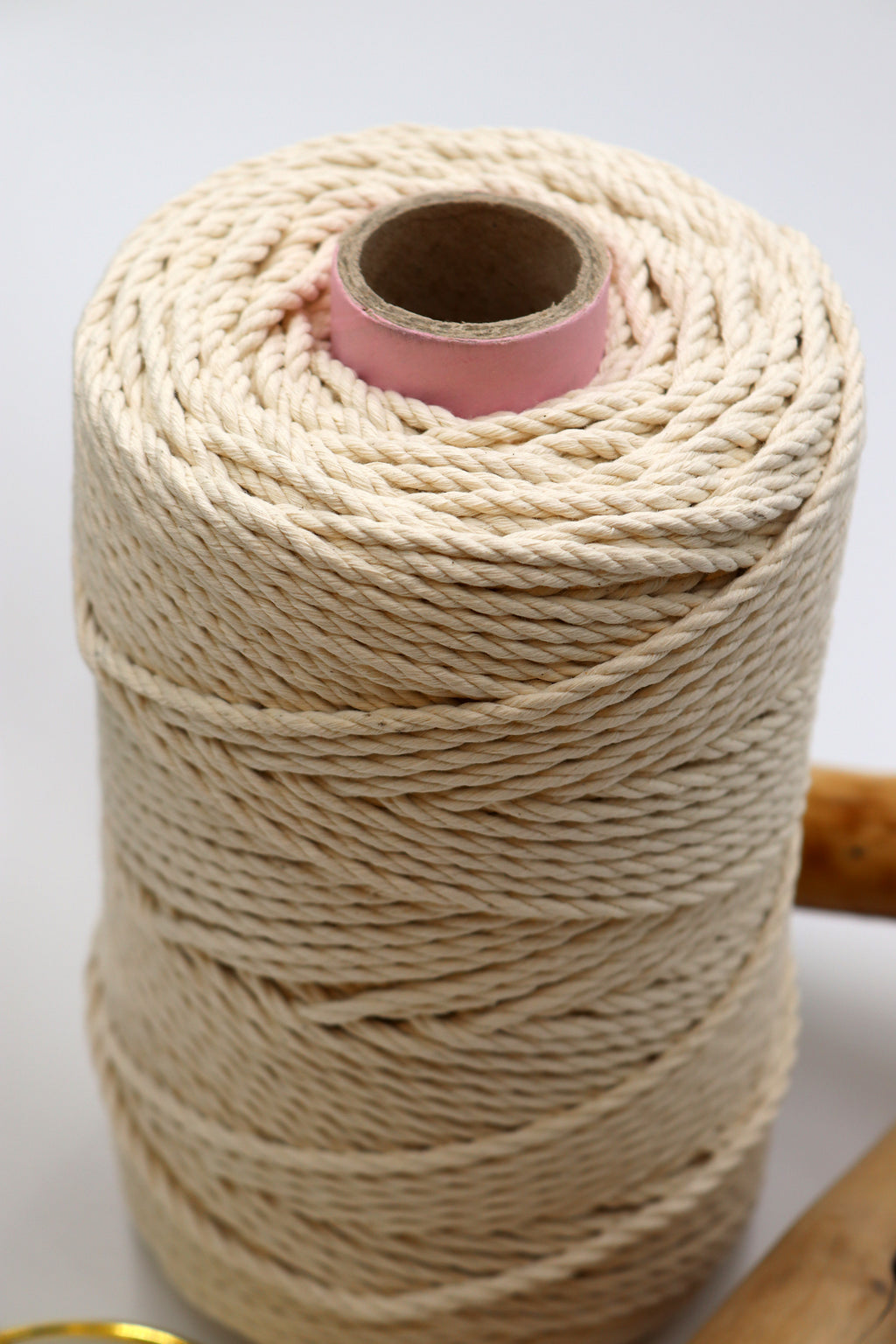 Algodón Torcido Natural Premium 4 mm Macramé