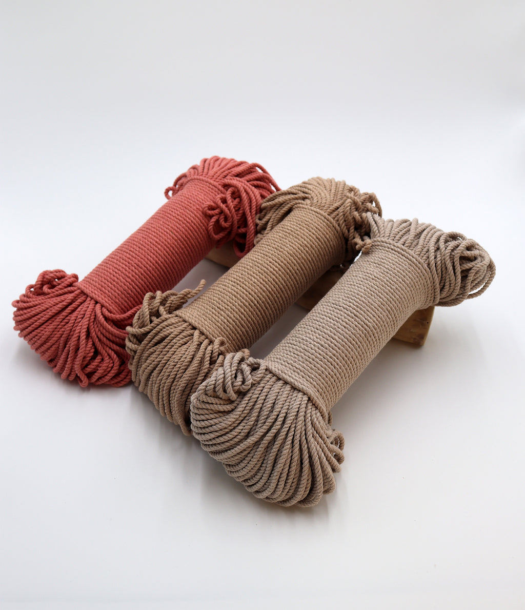 Algodón Torcido Reciclado Premium 4 mm Macramé