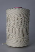 Algodón Trenzado Natural Premium 3 mm Macramé