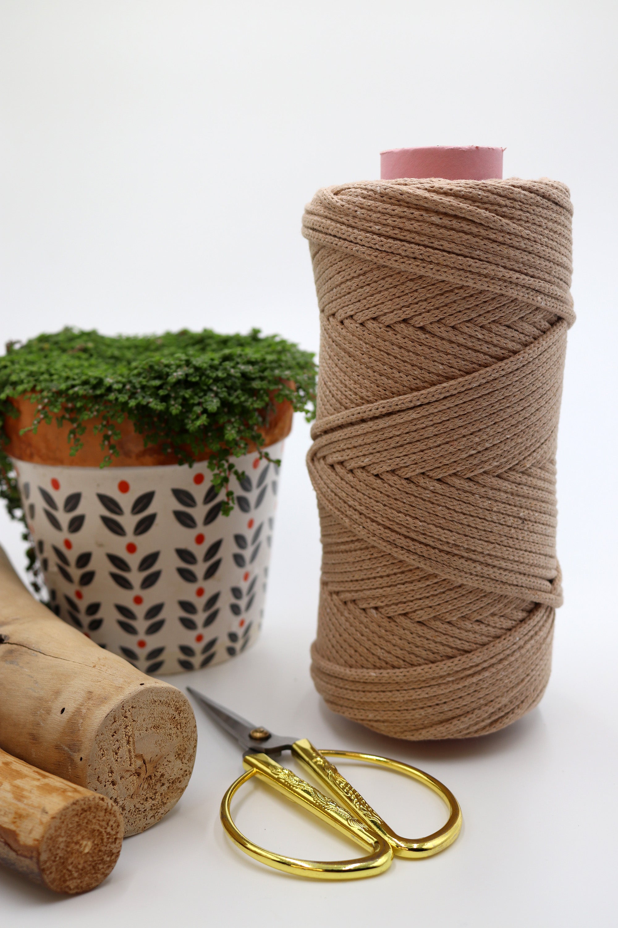 Algodón Trenzado Reciclado Premium 3 mm Macramé